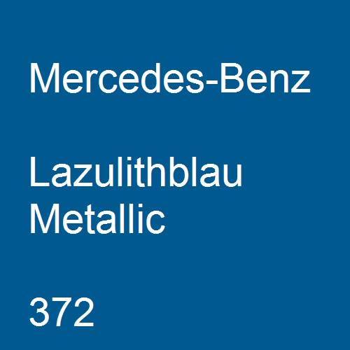 Mercedes-Benz, Lazulithblau Metallic, 372.